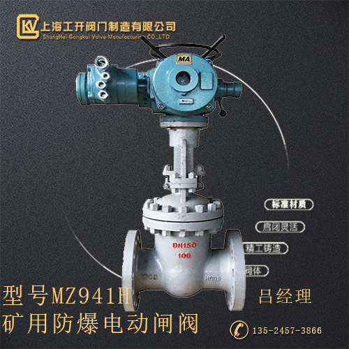 MZ941H礦用防爆電動(dòng)閘閥